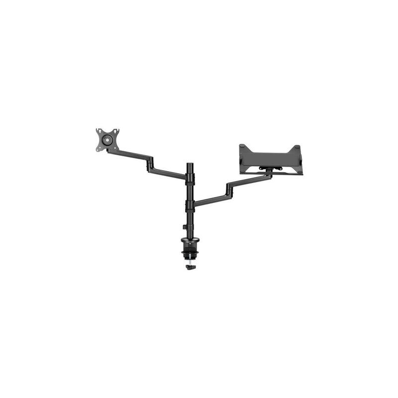 Goobay Deluxe Soporte Para Monitor Con Brazo Para Portátil Negro, Para Monitores De 17" - 32" 43 - 81cm 74417