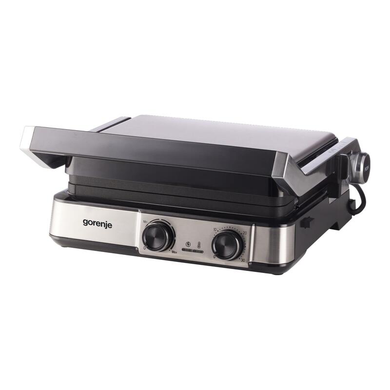 Gorenje Gcg2000mt Multifunctional Grill, Fixed Plates, Black