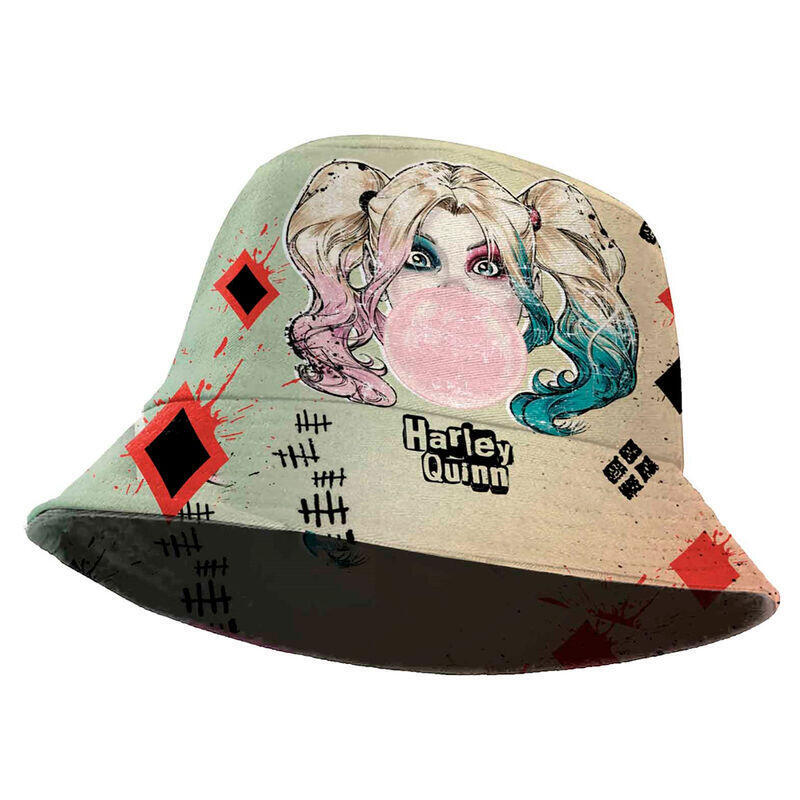 Gorro Pescador Harley Quinn Dc Comics Infantil