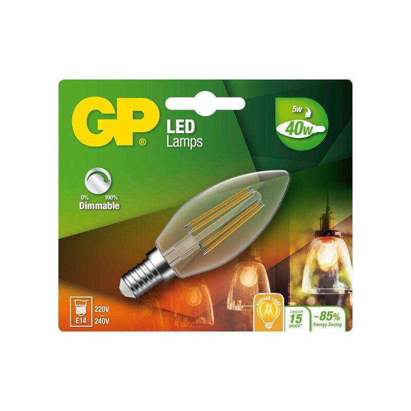 Gp Lighting Filament Candle E14 5w (40w) Dimm. 470 Lm Gp078166
