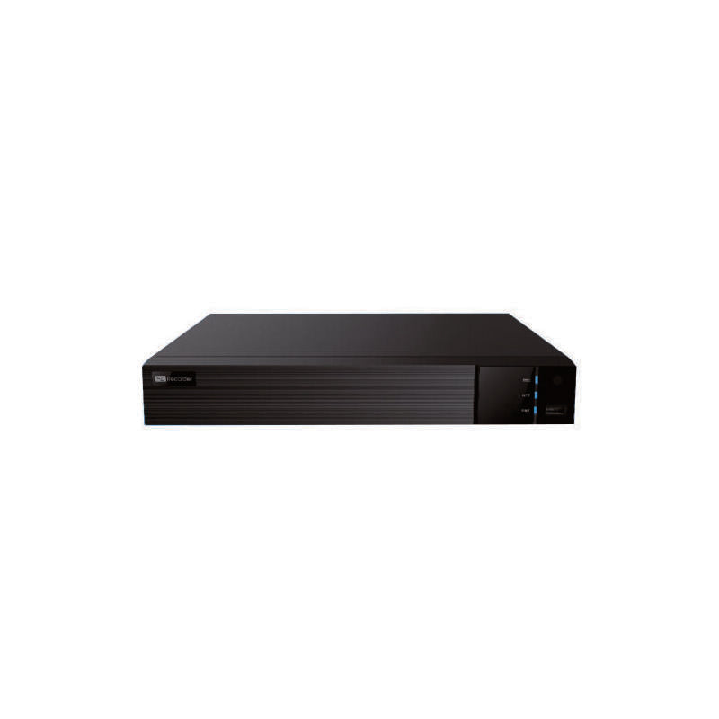 Grabador Nvr Ip 4ch 8mp 4ch Poe 1hdd Vca Facial Matrículas Perímetro