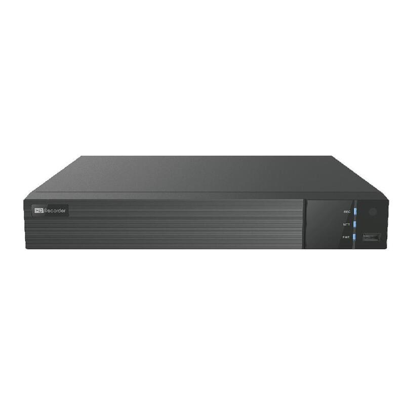 Grabador Nvr Ip 8ch 12mp 8poe Audio 1hdd Alarma 8/4 Funciones Inteligentes Tvt