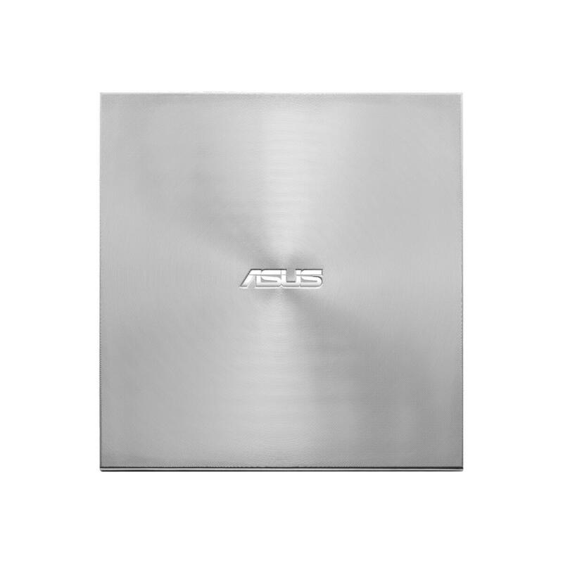 Grabadora Externa Asus Ultraslim 8x Usb Tipo C Compatible Con Mac 13,9 Mm M-Disc Compatible Con Cifrado De Disco Nero Backitup Silver