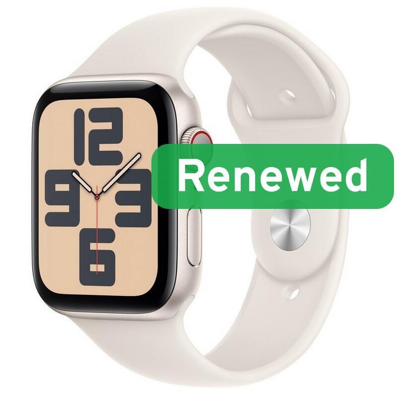 Grade A Apple Watch Se Lte 40mm 1.78" Retina Oled Ltpo Lte Starlight Watchos