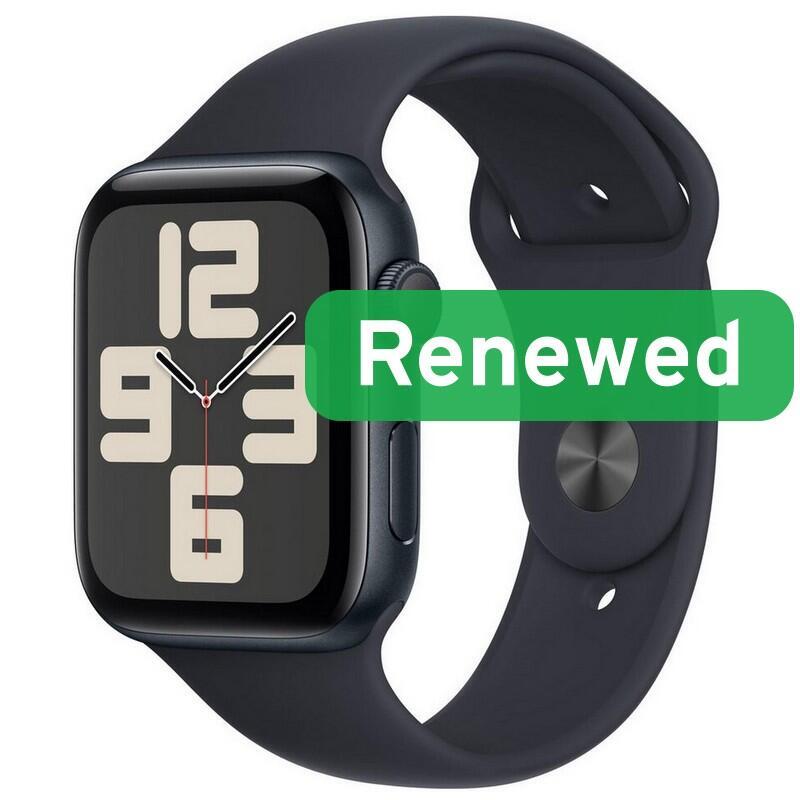 Grade A Apple Watch Se2 Lte 44mm 1.78" Retina Oled Ltpo Lte Midnight Watchos