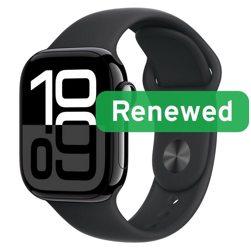 Grade A++ Apple Watch Series 10 Lte 42mm Retina Oled Ltpo Lte Jet Negro Watchos