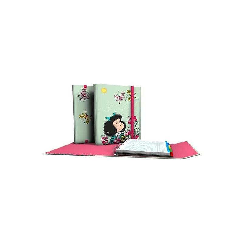 Grafoplás Carpeplús Anillas 4d25mm Recambio 100h 5x5 Ma3.Forrado Mafalda Primavera