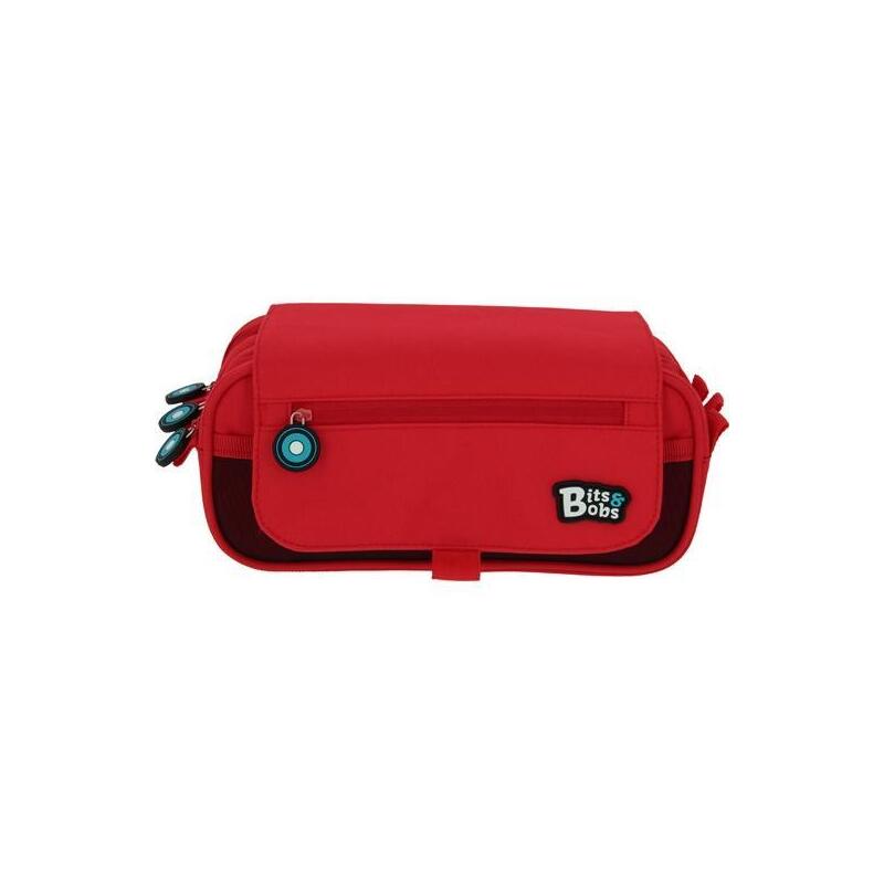 Grafoplás Portatodo Triple C/Solapa Bits&Bobs Rojo