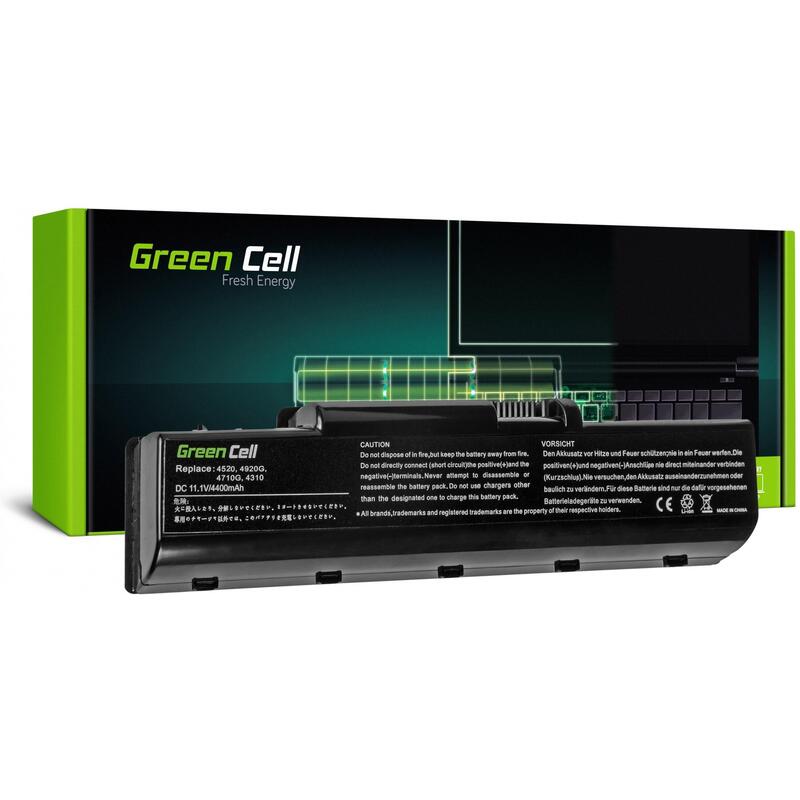 Green Cell Batería Para Acer Aspire 4710 4720 5735 5737z 5738 / 11,1v 4400mah