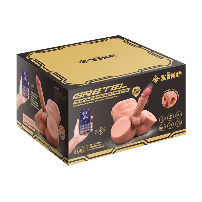 Gretel Masturbador Con Thrusting Y Dildo Desmontable