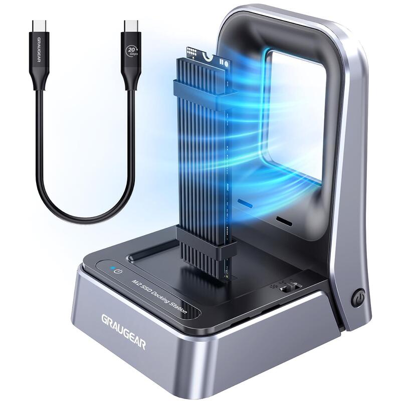 Grisgear Docking Mation 4.0 Para M.2 Nvme Ngff Ssd Usb 3.2
