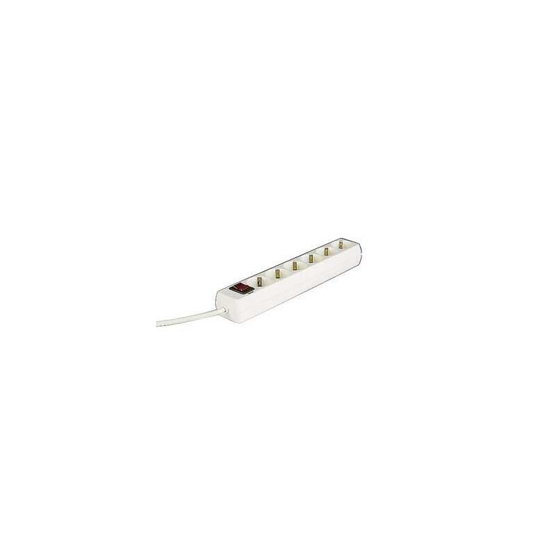 Hama Home Regleta 6 Tomas Interruptor 1,4m Blanca