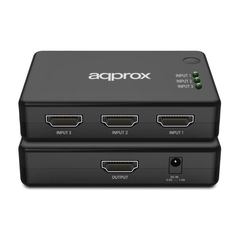 Hdmi Switch 3 Puertos 4k + Control Remoto Approx 3xhdmi