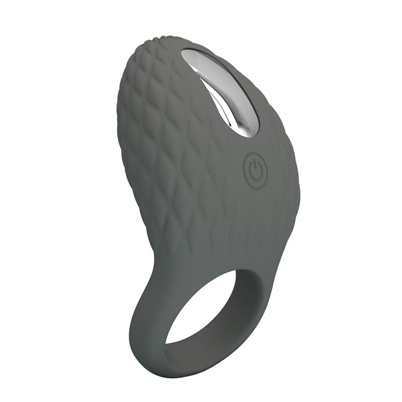 Pretty Love - Heloise Anillo Vibrador Con Memoria Gris
