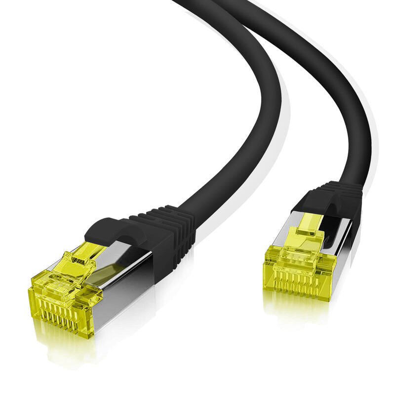 Helos Cable De Red Cat.6a Ghmt Awg 26/7 Negro 15,0m