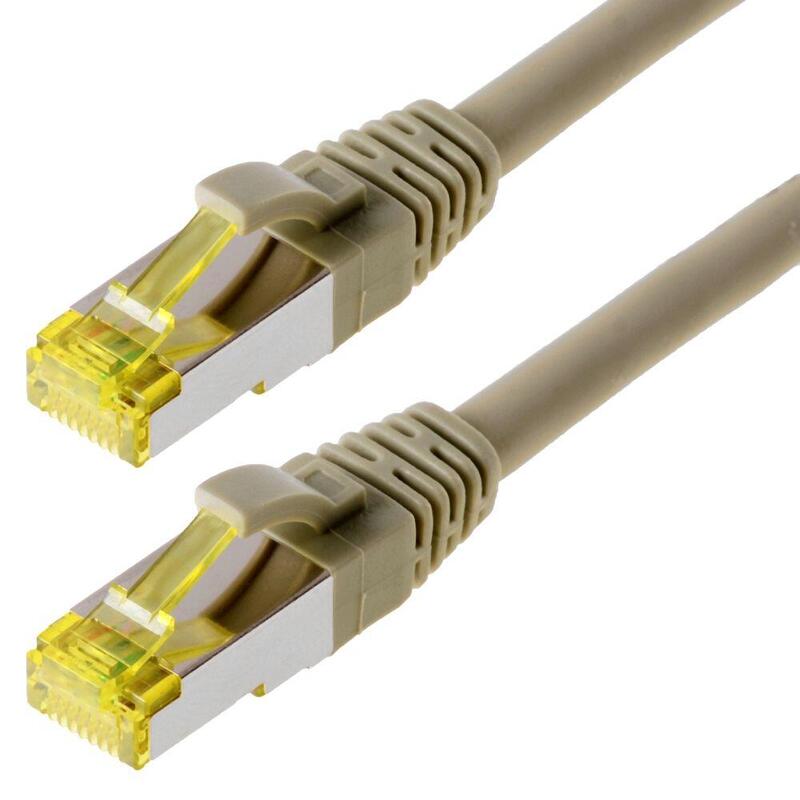 Helos Cable De Red S/Ftp Cat 6a Gris 5,0m