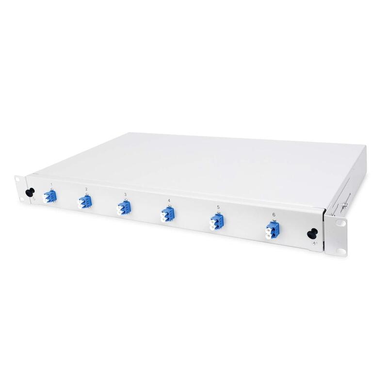 Helos Lwl 19" Breakoutbox Con 6 Tomas Sc-Duplex Blende Aal