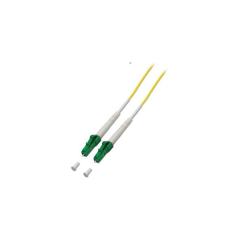 Helos Lwl Cable De Red Lc-Apc/Lc-Apc Simplex G652d, 9/125?M Os2 Amarillo 12,0m