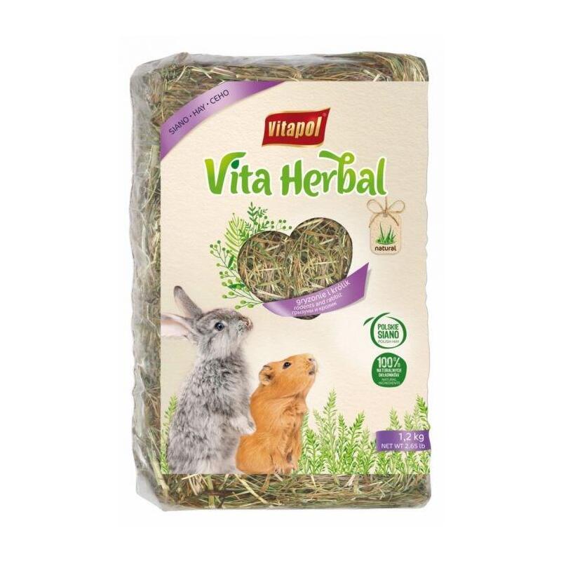 Heno Para Roedores Vitapol Vita Herbal 1,2 Kg