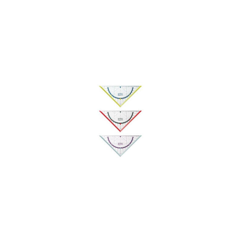 Herlitz Geometría Triángulo My.Pen Plástico 16cm Colores Surtidos