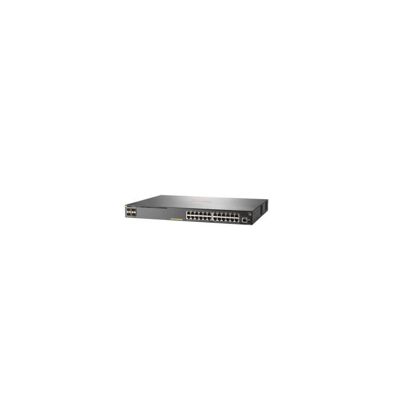Hewlett Packard Enterprise Aruba 2930f 24g Poe+ 4sfp+ Gestionado L3 Gigabit Ethernet (10/100/1000) Gris 1u Energía Sobre Ethernet (Poe)