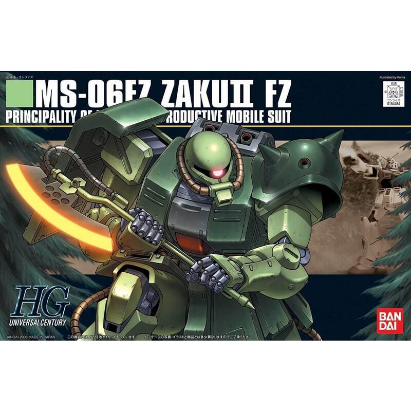 Hguc 1/144 Ms-06fz Zaku Ii Fz