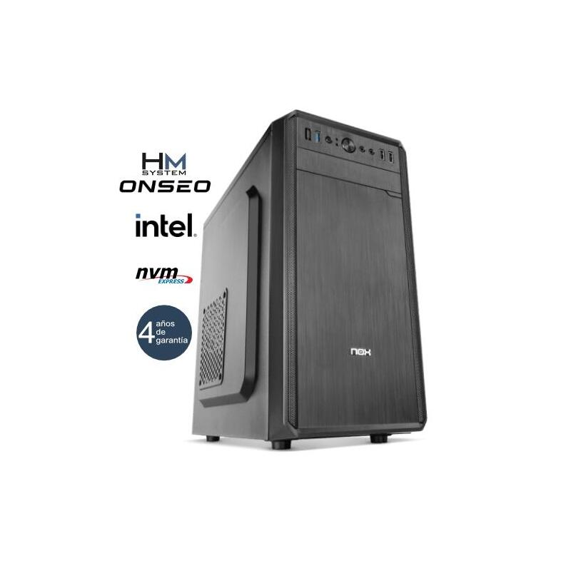Hm System Siroco Gold C6 Minitorre Mt 12ª Gen Intel Pentium Gold G7400 8gb 250gb Ssd M.2 Usb 3.0 4 Años Garantía 30 Días Doa