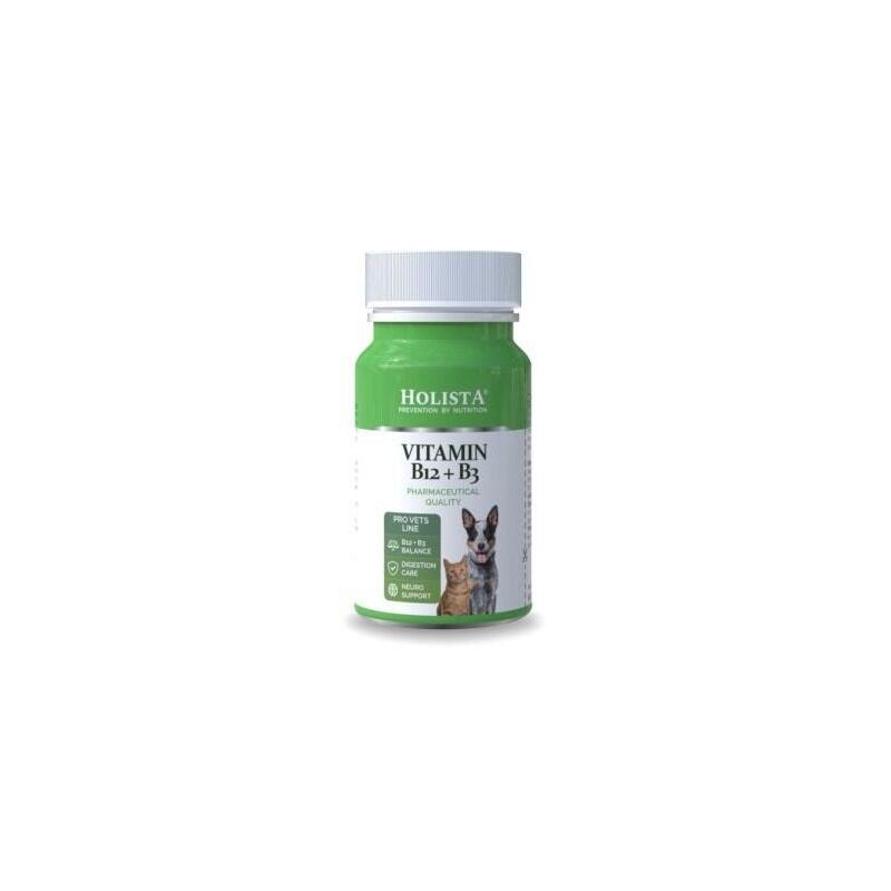 Holista Vitamin B12 + B3 - Suplementos Para Perros Y Gatos - 90 Tabletas