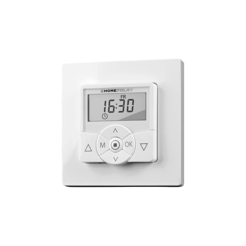 Homepilot Temporizador Premium Lite Blanco, Para Motores De Persianas Enrollables 10501002