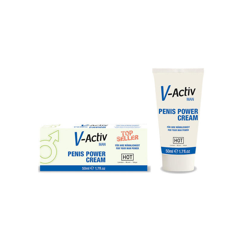 Hot - V-Activ Crema Potenciadora Hombre 50ml