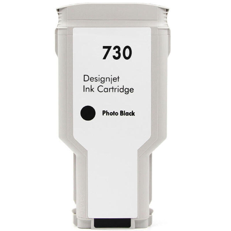 Hp 730 Negro Photo Tinta Generica - Reemplaza P2v73a/P2v67a