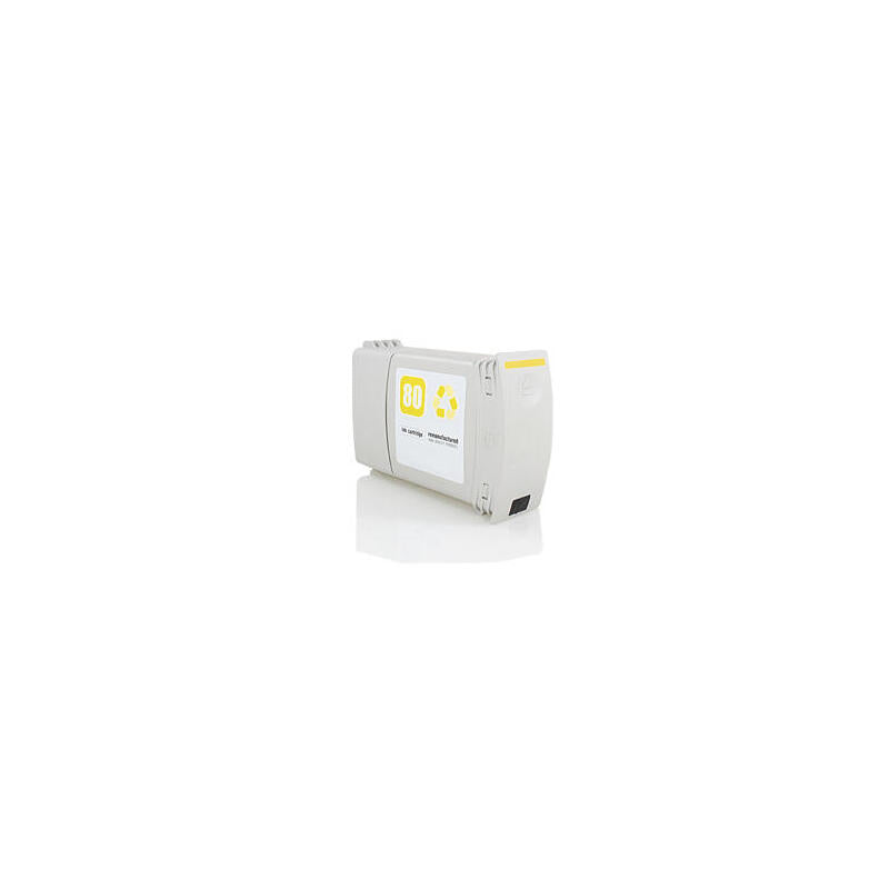 Hp 80 Amarillo Cartucho De Tinta Generico C4848a