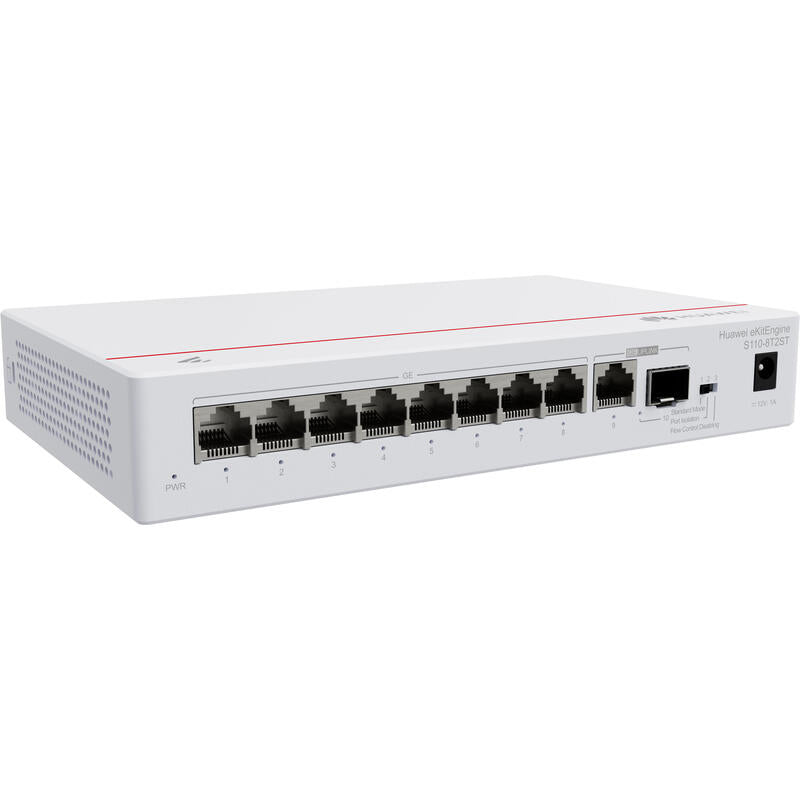 Huawei S110-8t2st (8*10/100/1000base-T Ports, 1*Ge Sfp Port, 1*10/100/1000base-T Port)