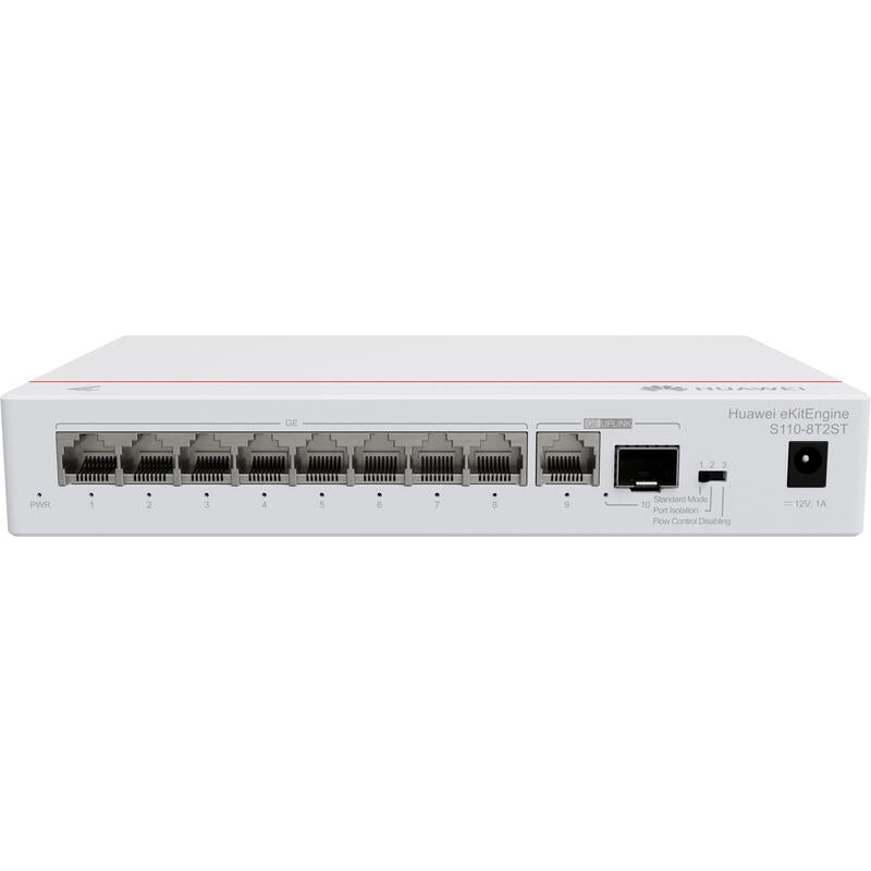 Huawei S110-8t2st (8*10/100/1000base-T Ports, 1*Ge Sfp Port, 1*10/100/1000base-T Port)