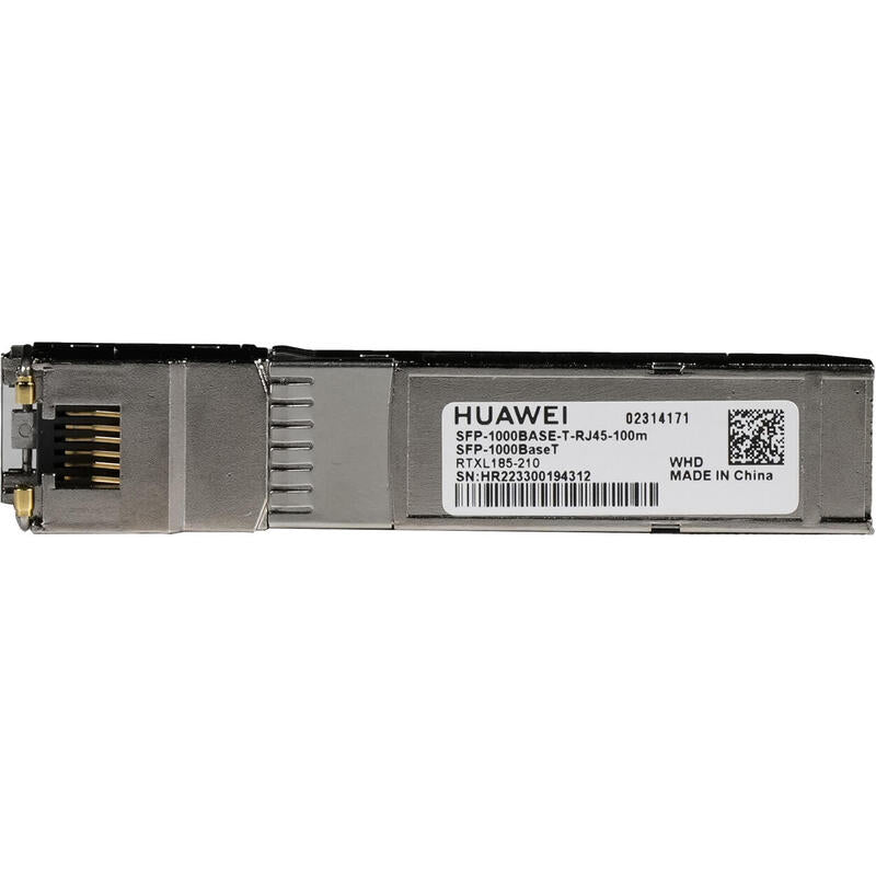 Huawei Sfp-1000baset Electrical Transceiver, Sfp, Ge, Electrical Interface Module (100m, Rj45)