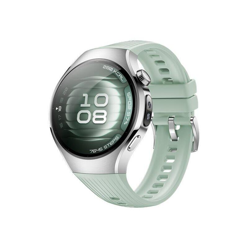 Huawei Watch 5 (42mm), Fluorelastomer Light Verde Strap, Metal Body, Soc-L19f