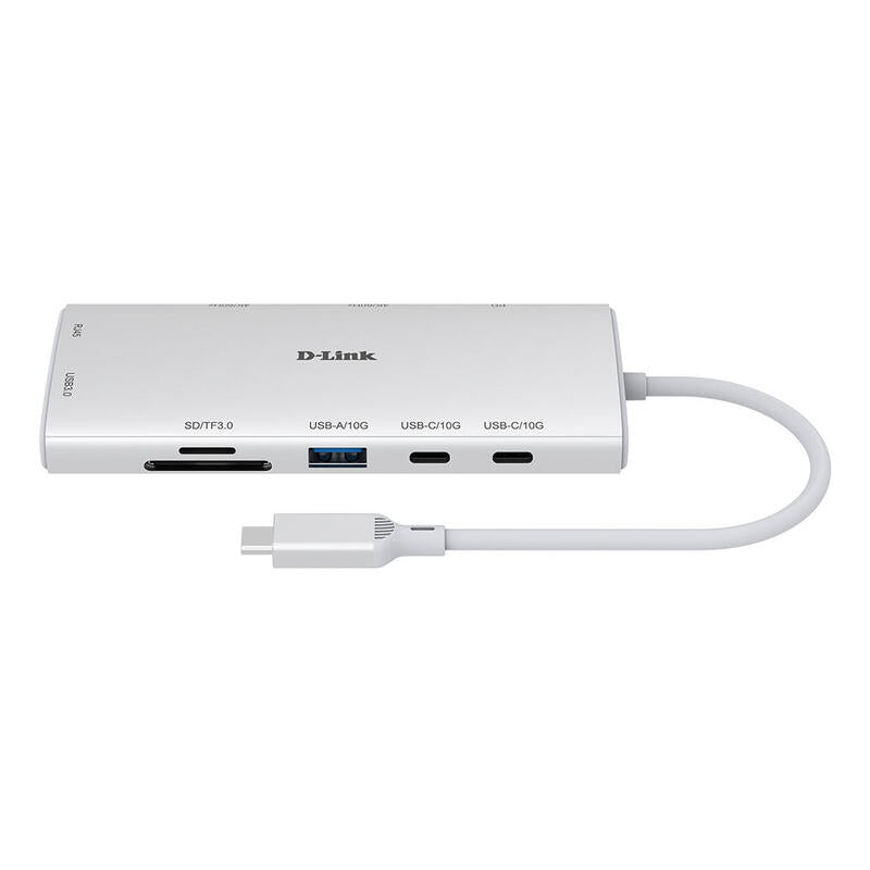Hub D-Link Dup-A01 De Interfaz Usb 3.2 Gen 1 (3.1 Gen 1) Type-C 10000 Mbit/S Blanco
