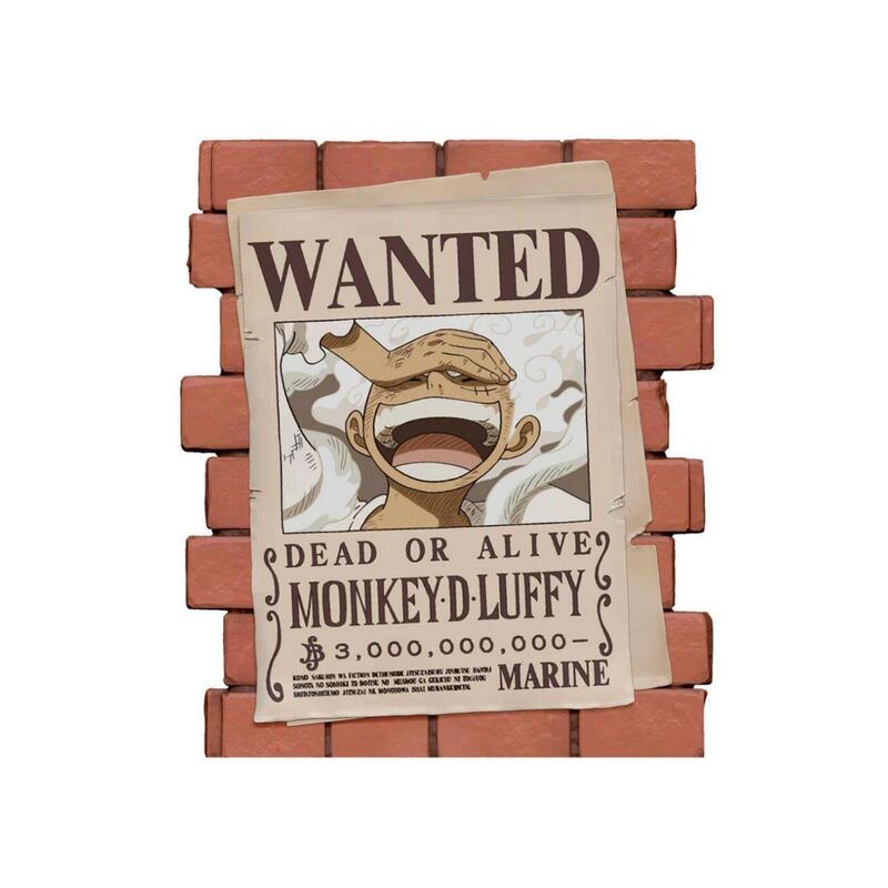 Hucha One Piece Afiche Wanted Luffy