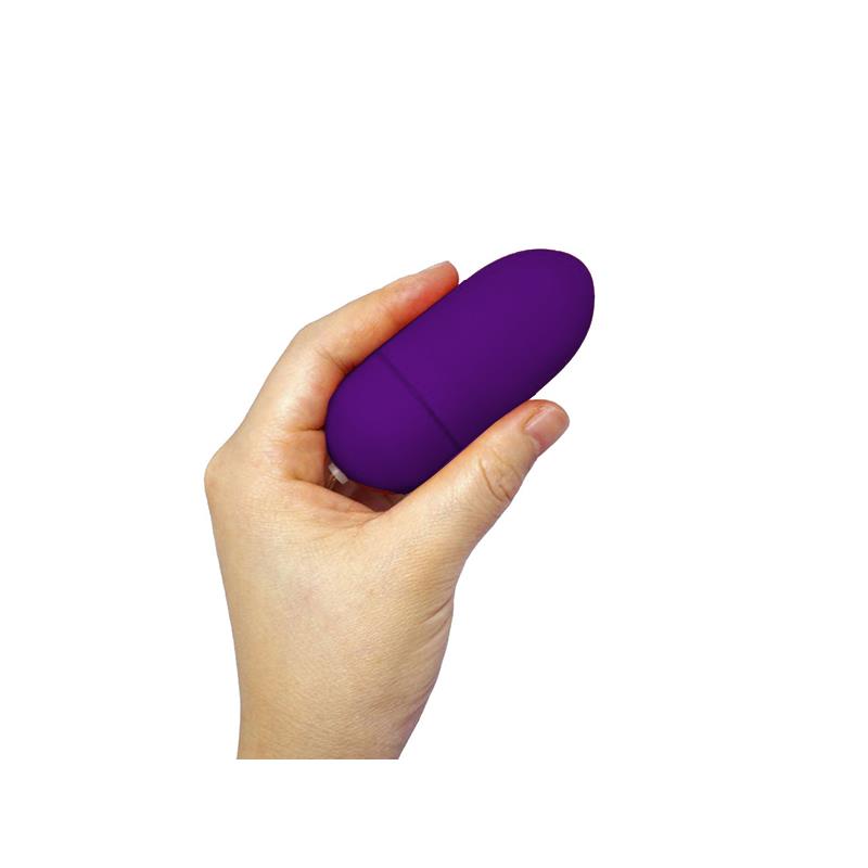 Huevo Vibrador Con Control Remoto Púrpura Oscuro