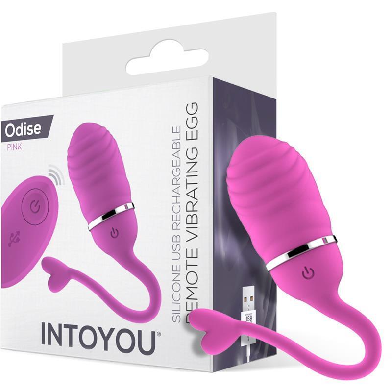 Huevo Vibrador Control Remoto Odise Usb Silicona Rosa