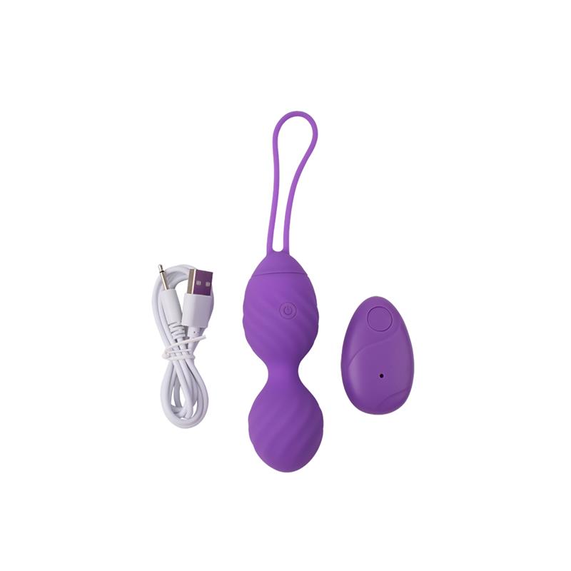 Huevo Vibrador Control Remoto Ridged Usb Silicona 7.4