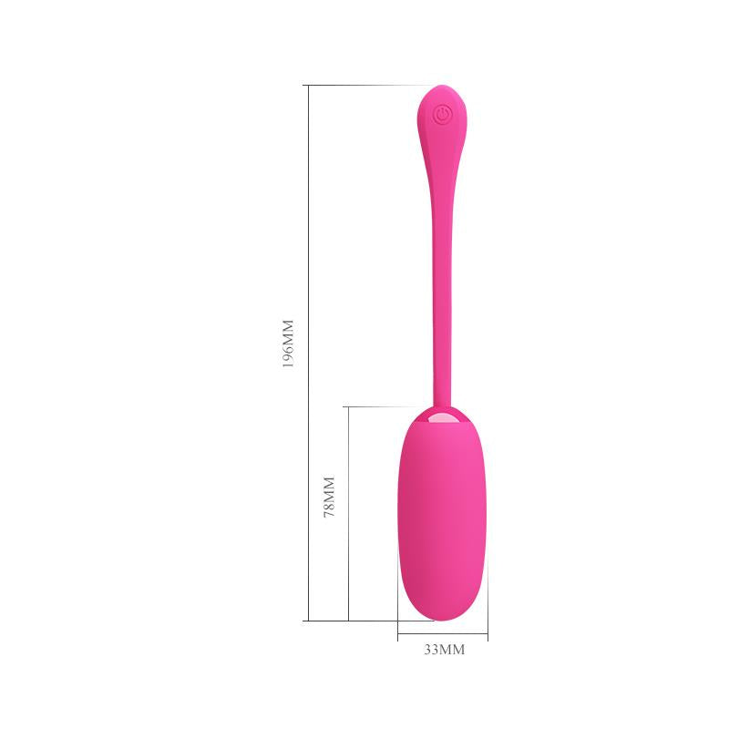 Huevo Vibrador Julius Usb Silicona Rosa