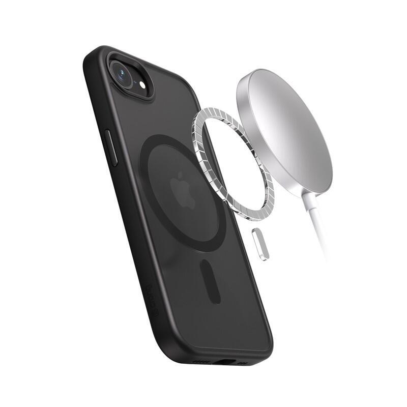 Hybrid Frost Mag Cover - Etui Iphone 17e / 16e Magsafe Negro