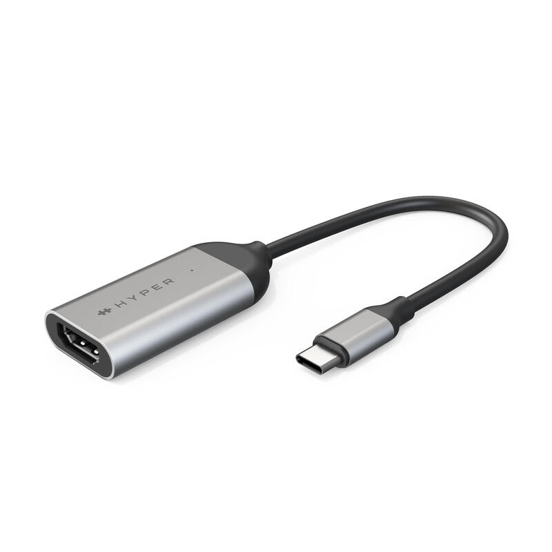 Hyper Hd-H8k Usb Tipo C Hdmi Acero Inoxidable