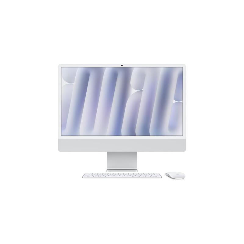 Imac 24" Retina 4,5k 2024 M4 16 256gb 8c Gpu Plateado Num Bto