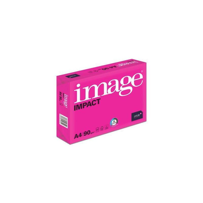 Image Papel Impact Din A4 90gr Paquete 500h Blanco