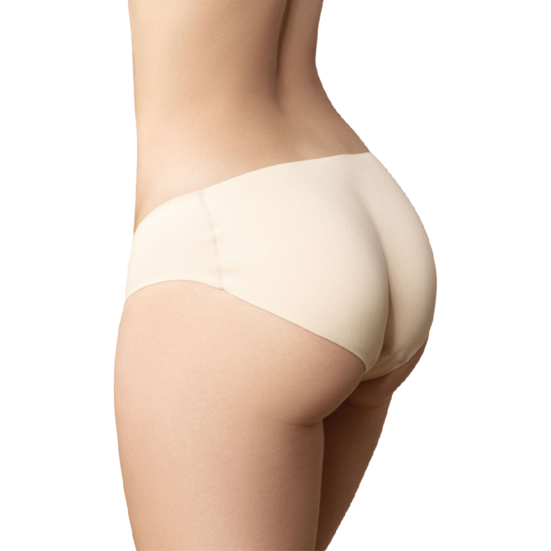 Bye-Bra - Panties Bajos Con Relleno Nalgas Talla M