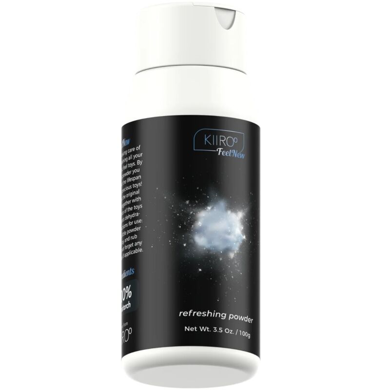Limpiador Kiiroo Feelnew Refreshing Powder Polvos Mantenimiento 100 Ml