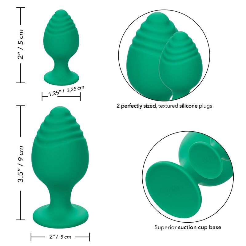Calexotics - Cheeky Plugs Anales Verde