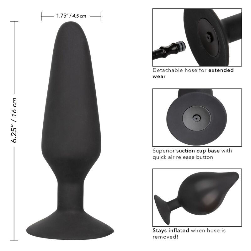 Xl Silicone Inflatable Anal Plug